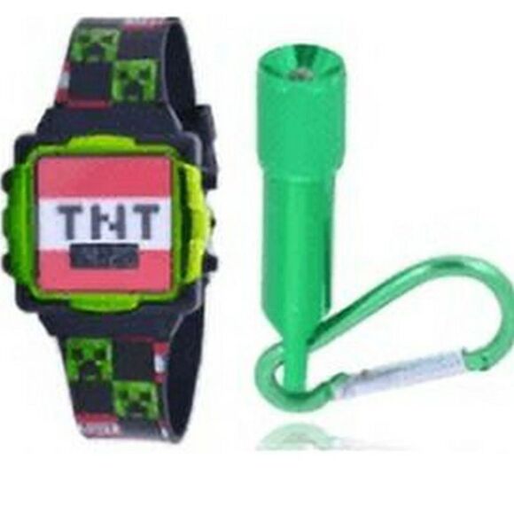 Minecraft Watch and Flashlight Set - Picture 2 of 2